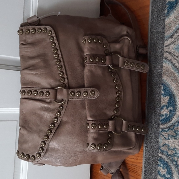 New Free People Sumac Studded Messenger - Picture 6 of 8